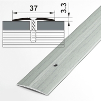 Профиль стыкоперекрывающий ПС 03.1350.R102 ольха серая