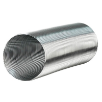 Воздуховод алюминиевый гофрированный d140 1,5 м (14ВА1,5)