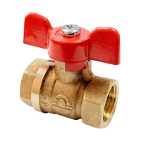 Кран шаровой латунный VALFEX 11Б27фт1М ВН/ВН ручка-бабочка, 1/2 (96/24) Кран шаровой латунный VALFEX 11Б27фт1М ВН/ВН ручка-бабочка, 1/2 (96/24)