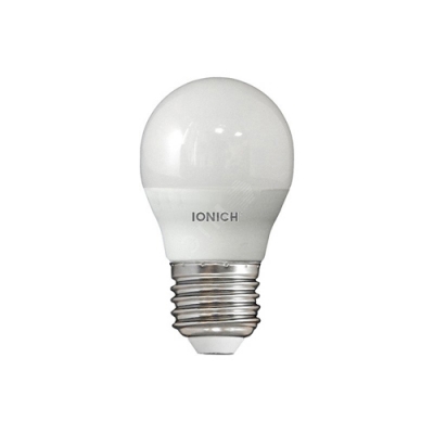 Лампа светодиодная IONICH декоративного освещения шар ILED-SMD2835-G45-8Вт-720Лм-230В-6500К-E27