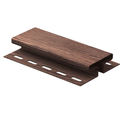 Н-планка (пвх).0048.Н.,дуб мореный (3,05м) Н-планка (пвх).0048.Н.,дуб мореный (3,05м)