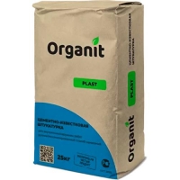 Штукатурка цементно-известковая "PLAST" "ORGANIT" CR 25кг г.Саратов