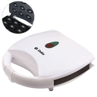 Вафельница электрическая DELTA DL-055 "ОРЕШЕК" белая, 800Вт., 12 полуформ, 23,5*13,5см Вафельница электрическая DELTA DL-055 "ОРЕШЕК" белая, 800Вт., 12 полуформ, 23,5*13,5см