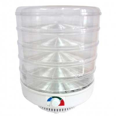 Электросушитель для овощей и фруктов ЭСОФ-2-0,6/220 "Ветерок-2" 5 подд., гофр., прозр. (г. Курск)