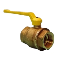 Кран лат.шаровый (11б27п) ДУ-40 (газ) (БАЗ) рычаг (г/г)