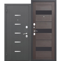 Дверь металлическая 7,5 см Гарда муар Темный кипарис Царга 860 левая (Россия)