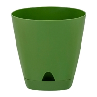 Горшок для цветов AMSTERDAM D 170 с прикорневым поливом 2,5 л Оливковый ING6200