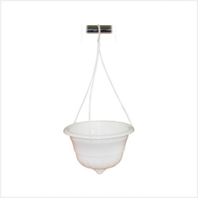 Горшок-Кашпо Грация 4,5л. подвесное (БЕЛЫЙ) М1607