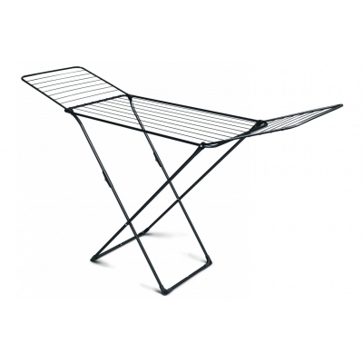 Сушилка 20 для белья цв.ЧЕРНЫЙ напольная складная (197х53х111) СБ2/Ч "НИКА"