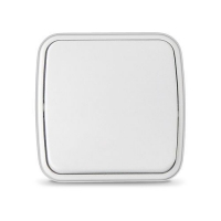 Выключатель однокл. Электра, о/у, 10А, белый (0001)