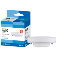 Лампа LED T75 таблетка 10Вт 230В 6500К GX53 IEK арт.LLE-T80-10-230-65-GX53