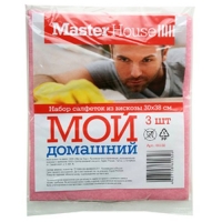 Набор из 3х салфеток из вискозы Мой домашний 30x38см (60132) Мастер Хаус