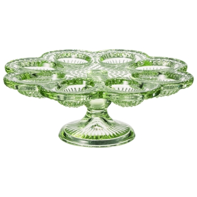 Подставка для 8 яиц "Sunday" green на ножке 21*7 см 355-459 355-459