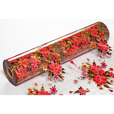 4251 Термо Клеенка с рисунком прозр. в рул. 0,6м*20м