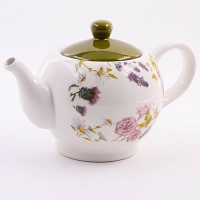 60247 Заварочный чайник с крышкой 950мл Розовый сад доломит LR (х16) "MAYER & BOCH"