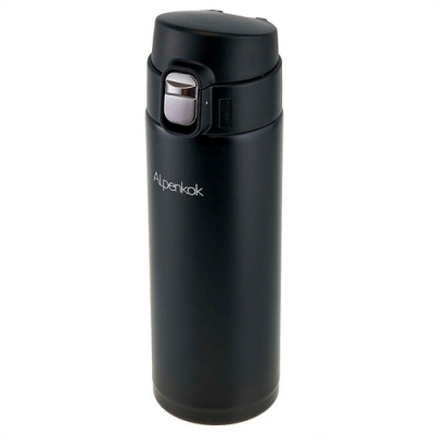 ALPENKOK AK-04810A Термокружка вакуумная 380 мл, черный(50)