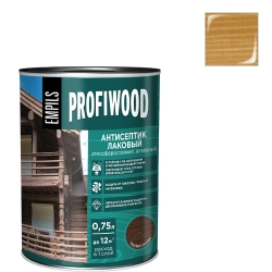 Антисептик лаковый атмосферостойкий алкидный PROFIWOOD орех (2,4кг.)