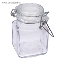Банка стеклянная 100мл. BUG в комплекте с замком, уплотнителем прозр. Банка стеклянная 100мл. BUG в комплекте с замком, уплотнителем прозр.