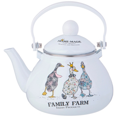 Чайник agness эмалированный серия "Family farm", 1,3 л 934-625