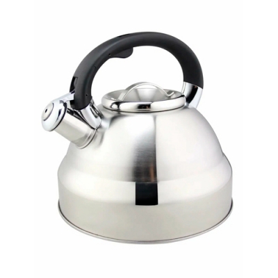 Чайник из нержавеющей стали со свистком "Атлант" 4 литра в цветной коробке арт.MFK21174