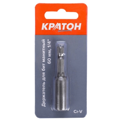 Держатель для бит магнитный Кратон 60 мм Держатель для бит магнитный Кратон 60 мм