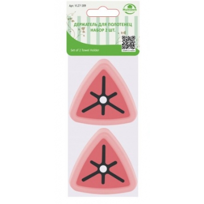 Держатель для полотенец. Набор 2 шт. Размер 5х5х2,5 см. VL27-189 Держатель для полотенец. Набор 2 шт. Размер 5х5х2,5 см. VL27-189