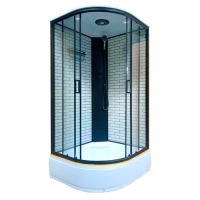 Душевая кабина ДАНА-30К 90*90*215 высокий поддон, БЕЛЫЙ КИРПИЧ (3 места)