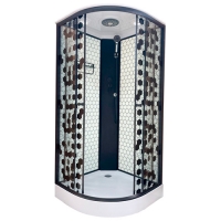 Душевая кабина Дана 63 100*100*215 низкий поддон, СОТЫ (3 места)