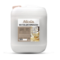 Экогель для стирки Niola (прозрачный) Французская ваниль 5 кг
