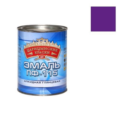 Эмаль ПФ-115 (Фиолетовая 0.4 кг "ЦАРИЦЫНСКИЕ КРАСКИ") Эмаль ПФ-115 (Фиолетовая 0.4 кг "ЦАРИЦЫНСКИЕ КРАСКИ")