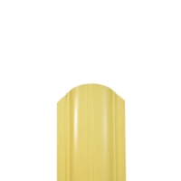 Евроштакетник полукруглый Слоновая кость 1014 длина 1,5м, ширина 130 мм г.Пенза