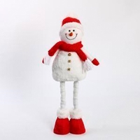 Фигура декоративная Волшебная страна Снеговик телескопический 42-57 см, размер: 42*24*12 см 110495