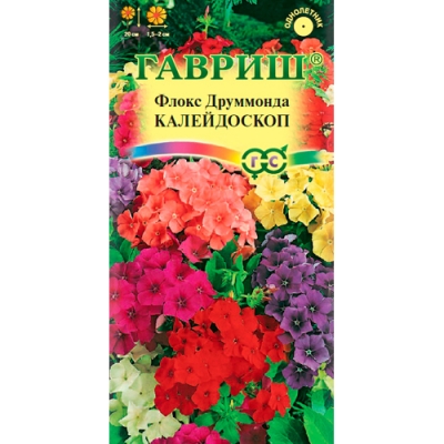 Флокс Калейдоскоп, Друммонда (смесь)* 0,1 г "Гавриш" Флокс Калейдоскоп, Друммонда (смесь)* 0,1 г "Гавриш"