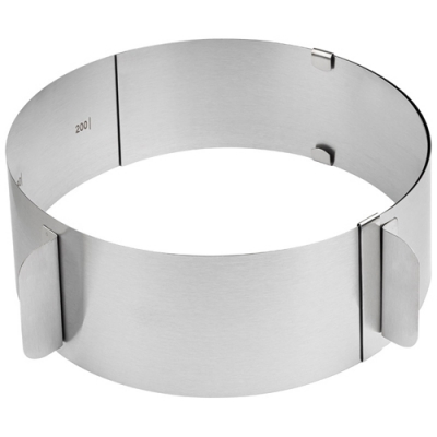 Форма для выпечки раздвижная (кулинарное кольцо) TORTA, диам. 16-30 см арт.108344