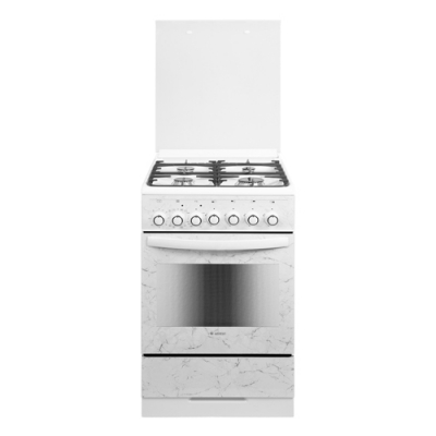 Газовая плита комбинированная GEFEST ПГЭ 5302-03 0052 белый мрамор