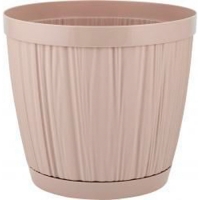 Горшок для цветов "Барселона" 6,5л, D240мм молочный шоколад IG6231 Горшок для цветов "Барселона" 6,5л, D240мм молочный шоколад IG6231