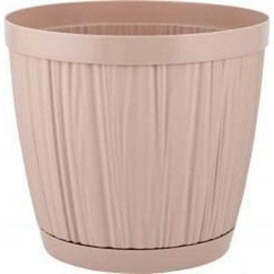 Горшок для цветов "Барселона" 6,5л, D240мм молочный шоколад IG6231 Горшок для цветов "Барселона" 6,5л, D240мм молочный шоколад IG6231
