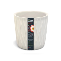 Горшок для цветов с дренажной вставкой desert 11,2л (d265, h258мм)(молочный) С8670700 "ПБ" г.Москва