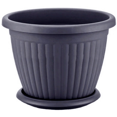 Горшок с поддоном Santino Кемер 31л антрацит