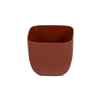Горшок цветочный "Агава" квадратный 1,8л (коричневый) г.Пятигорск арт.А263