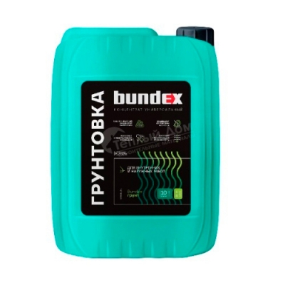 Грунтовка концентрат Bundex Грунт 10 л (1поддон-60шт)
