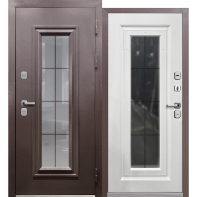 Дверь металлическая климатическая Ferroni Термо 4 Букле Шоколад 960 правая