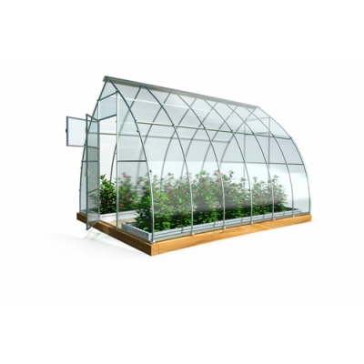 Каркас теплицы Европласт КАПЕЛЬКА 25*25 ЦИНК ширина 3м*длина 4м(шаг 1м) МП,с Г-профилем и с крепежом