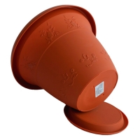 Кашпо "Магнолия" 4,0л коричневое Ханпласт г.Нижнекамск