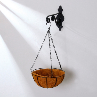 Кашпо подвесное d=25 см, с кокосовым вкладышем "Полусфера" Greengo7661414