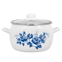 Кастрюля 2л С-4310САП2/4 МОРОЗНАЯ РОЗА (г.Лысьва)