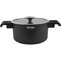 Кастрюля Rondell Modern RDA-1726 2.6л. d=20см (с крышкой) черный