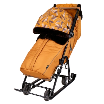 Коляска комбинированная Nika Ника детям 7-5Н НД7-5Н/Г горчичный