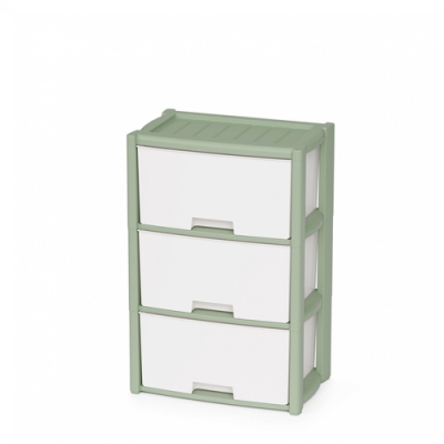 Комод 3-х секционный Колорит Альтернатива зеленый (уп.1) М9040