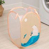 Корзина-сетка "Северный мишка", складная 32*32*52см арт.5469866 г.Екатеринбург